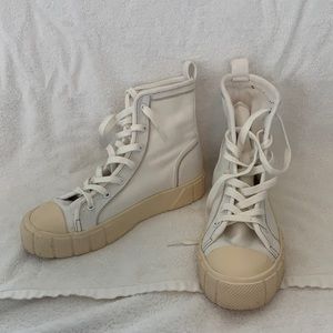 Zara Canvas High Tops